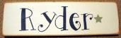 Customized children's name plaques