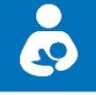 Breastfeeding symbol, breastfeeding clinics
