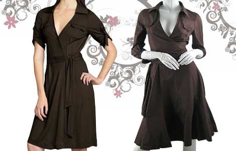 dvf wrap dress
