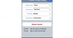 Kid's quota screenshot