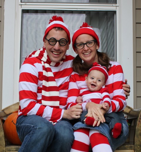 Where's Waldo Family Halloween Costume