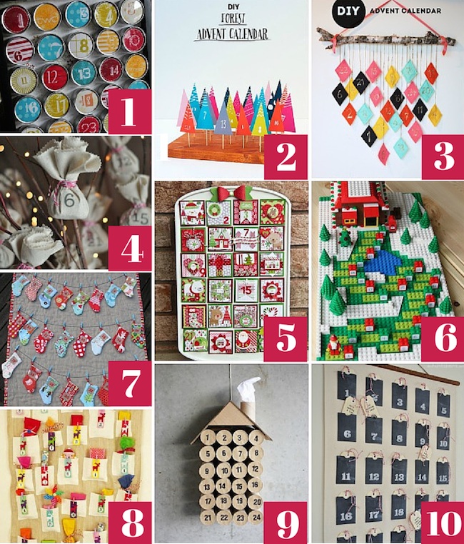 10 DIY Advent Calendars You Can Make At Home From Pinterest Urban Mommies