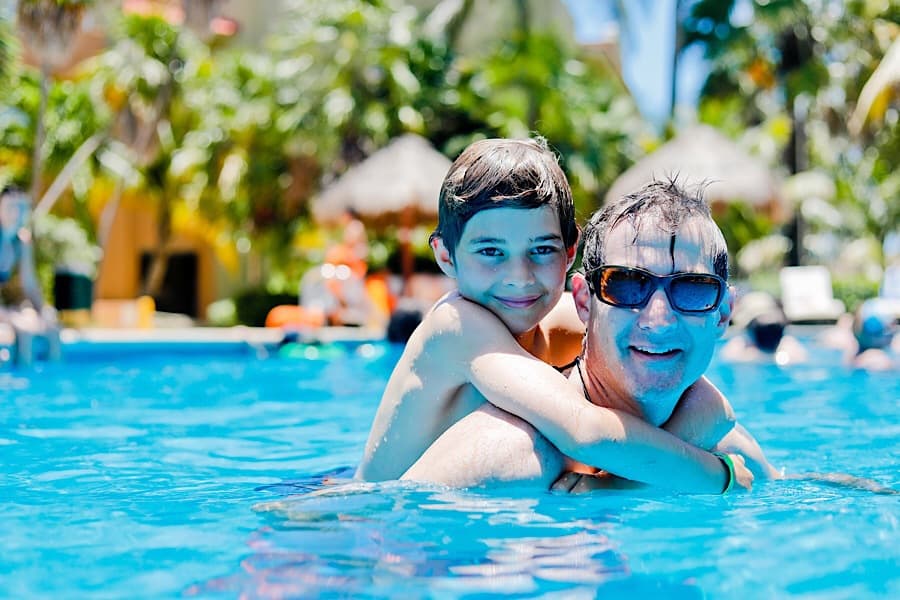 Daddy and Son Pool