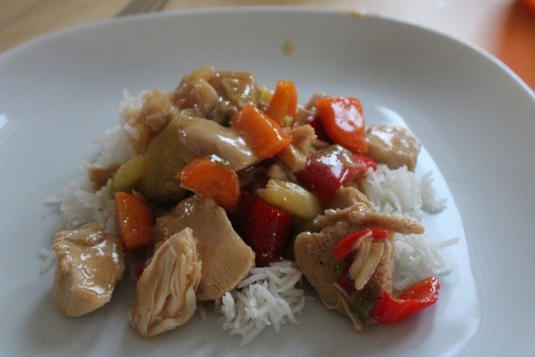 Chicken Stir Fry with Zucchini, Carrots and Bell pepper Urban Mommies