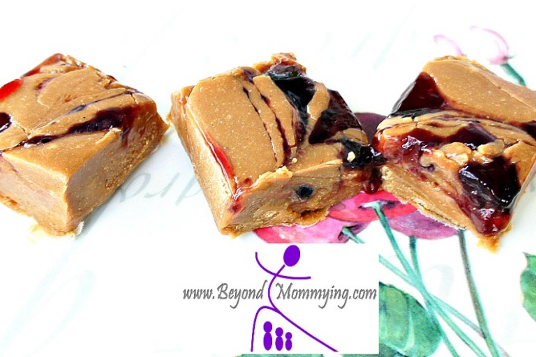 Peanut Butter Jelly Fudge Urban Mommies