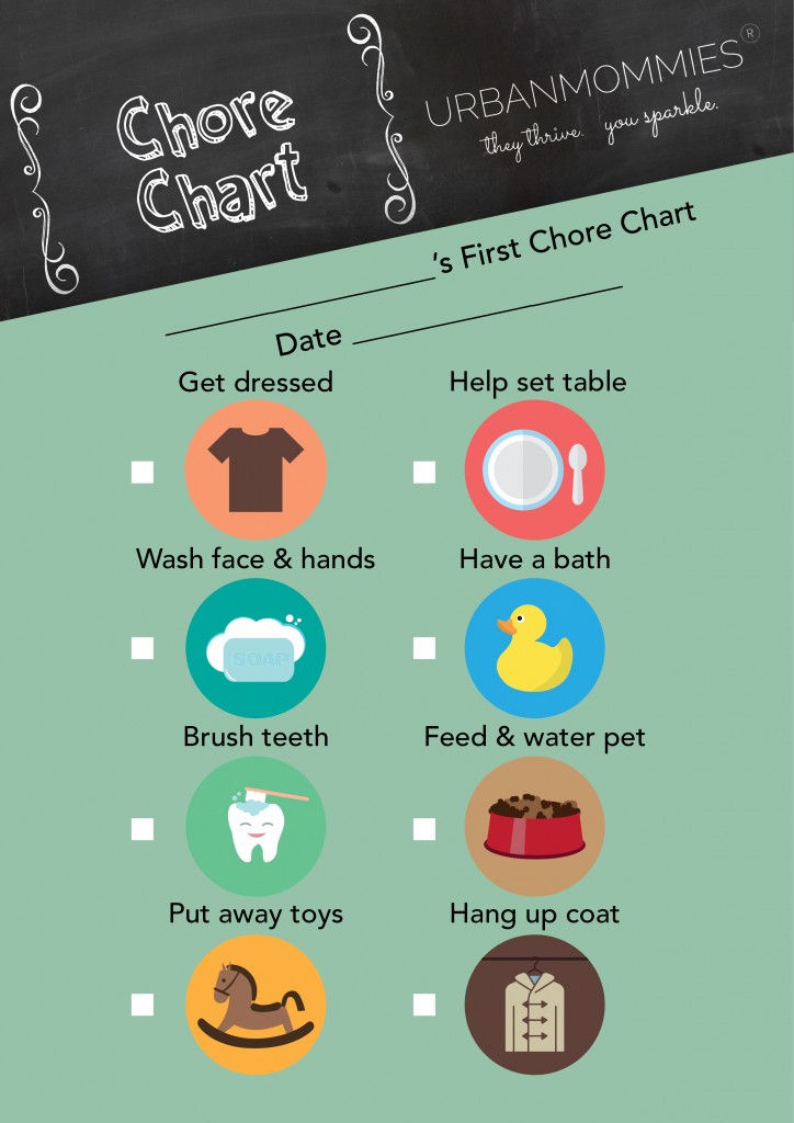 Toddler's First Chore Chart