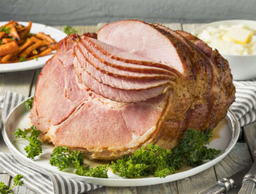 Roasted Spiral-Sliced Ham with Maple and Orange Marmalade Glaze