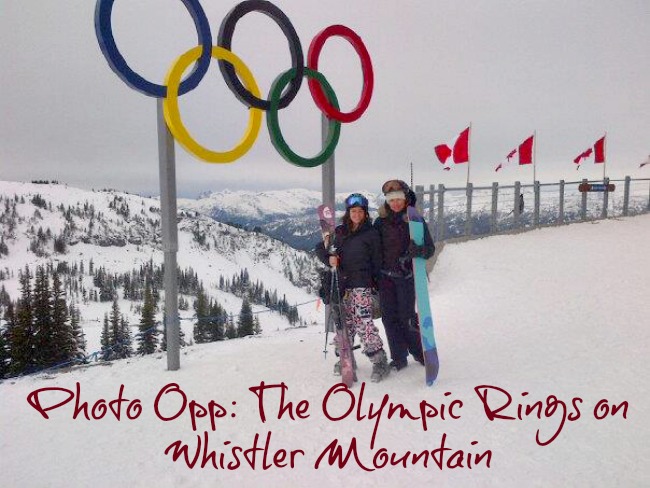 Olympic Rings on Whistler Mountain
