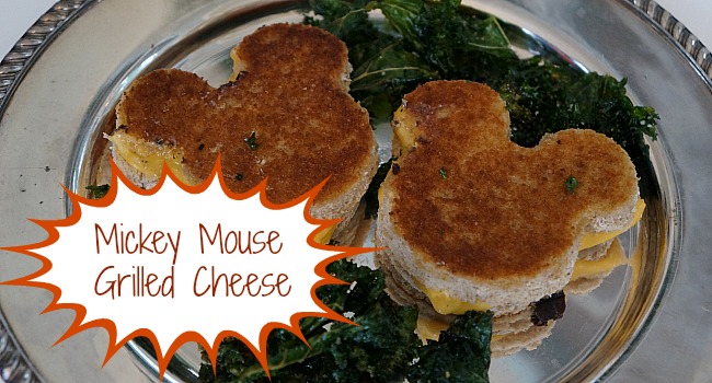 Mickey Mouse Grilled Cheese