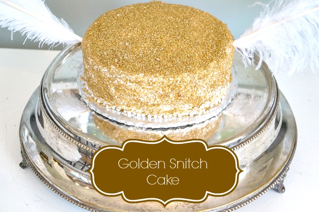Golden Snitch Cake