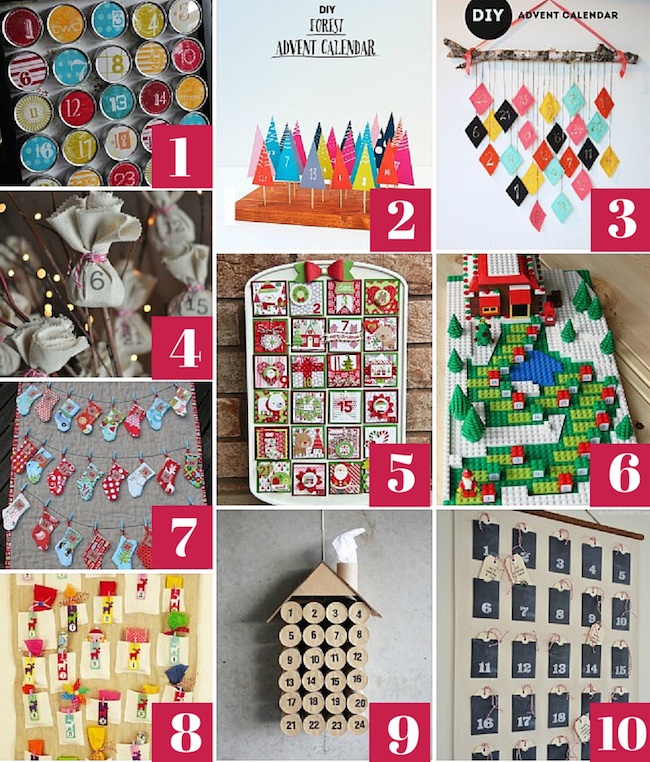 10 DIY Advent Calendars You Can Make At Home From Urban Mommies