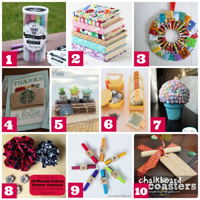 10 Teacher Christmas Gifts With A Handmade Personal Touch from Urban Mommies