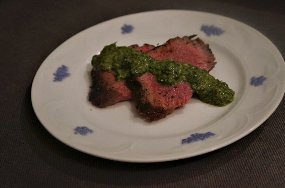 Beef Tenderloin with Chimichuri Sauce