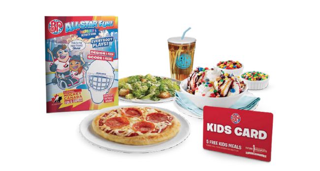 Kids Cards Boston Pizza