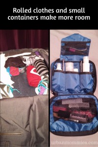 pack easily rolled clothes travel size containers
