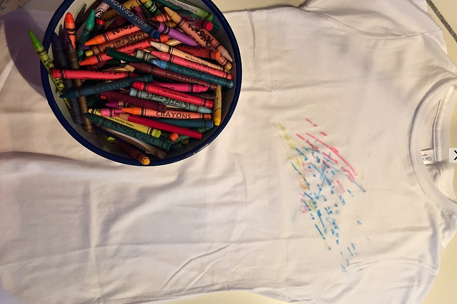 Crayon Stain Removal