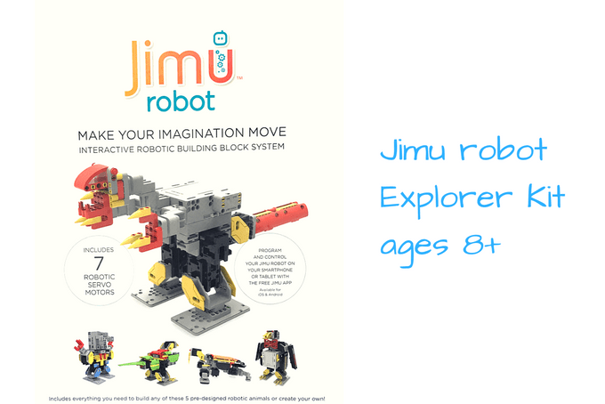 Gifts to make your kid smarter: Jimu Robot