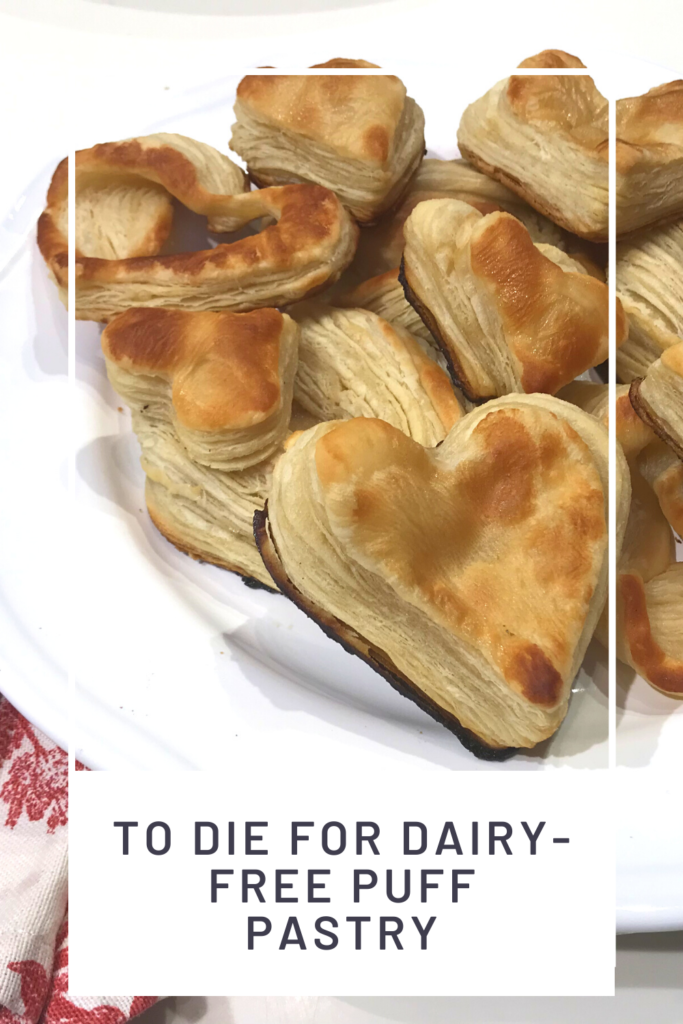 Dairy-free puff pastry