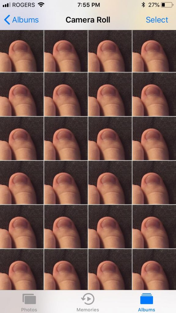 Too much screen time? Look at all those toes