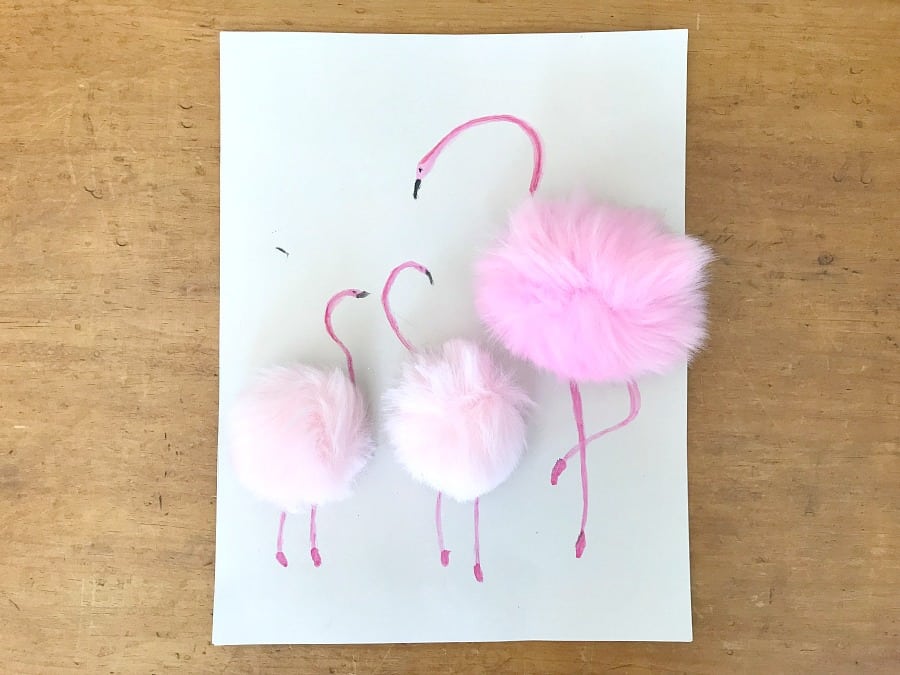 Flamingo Mothers Day Card