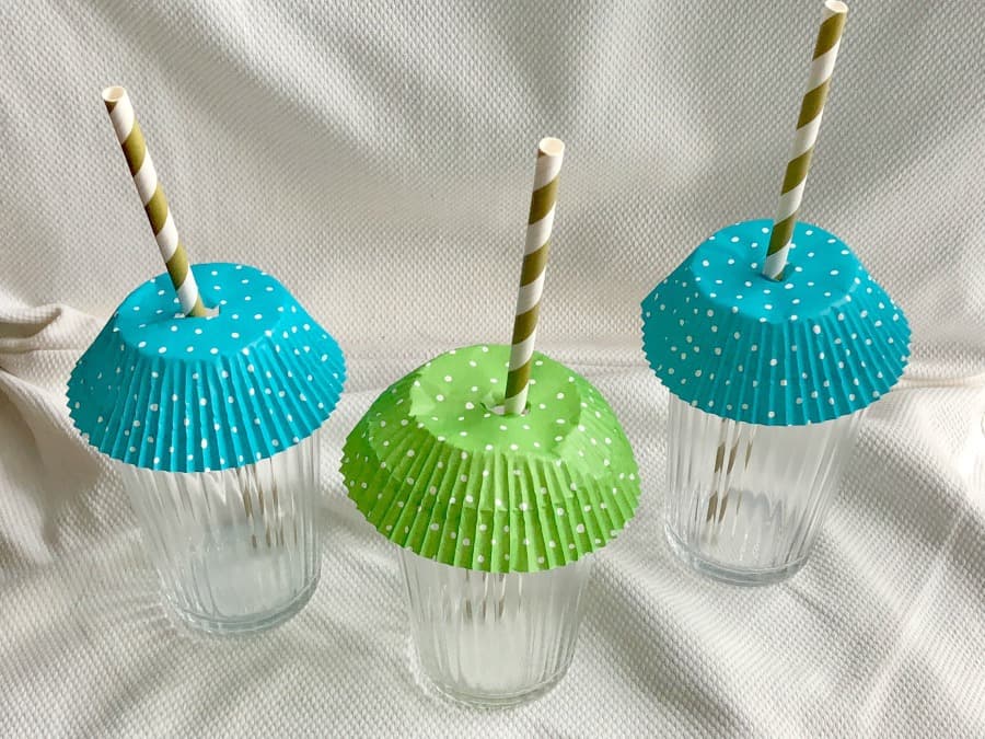 Cupcake drink toppers