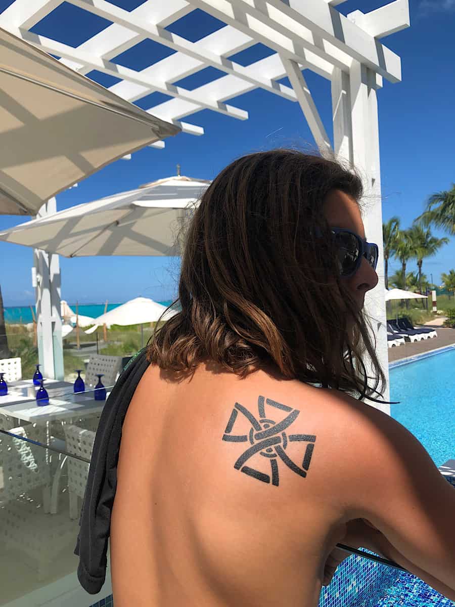 Henna Tatoos for teens at Beaches Resorts