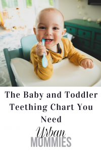 The Baby and Toddler Teething Chart You Need