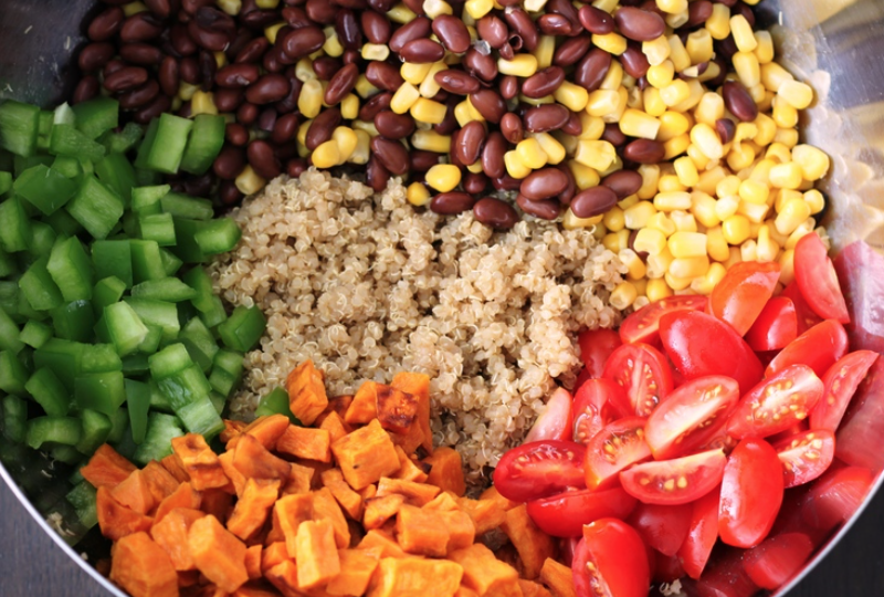 The Rainbow Quinoa Salad