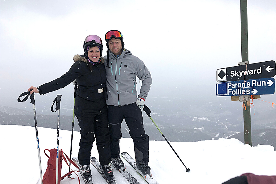 Andrew Weibrecht and Jill Amery Ski